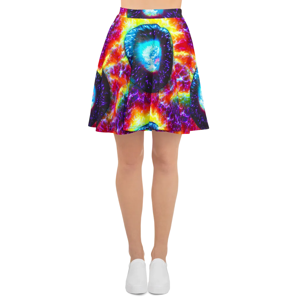 Vriesian Vortex on Skater Skirt — Front