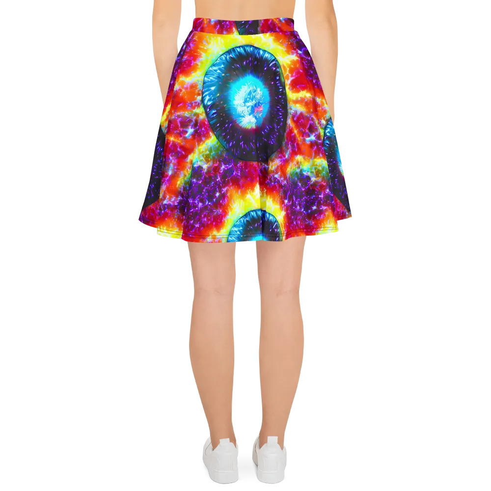 Vriesian Vortex on Skater Skirt — Back