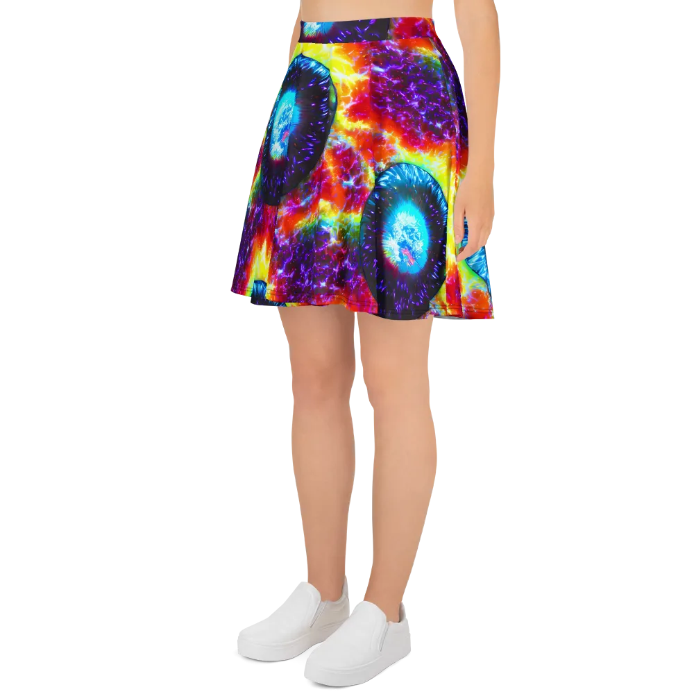 Vriesian Vortex on Skater Skirt — Left