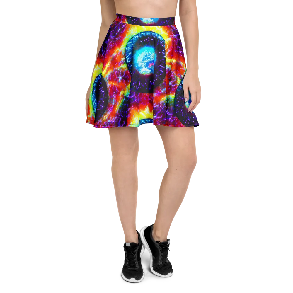 Vriesian Vortex on Skater Skirt — Front