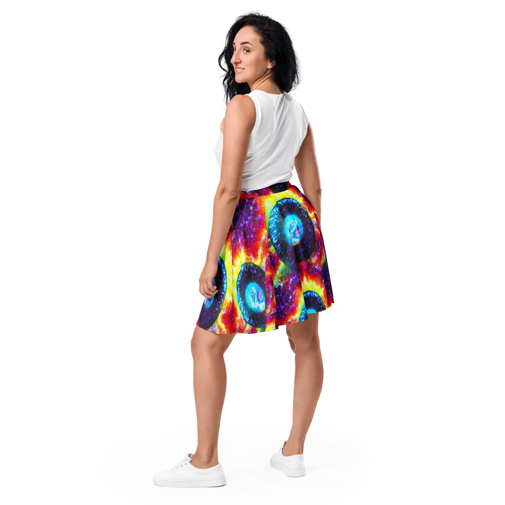 Vriesian Vortex on Skater Skirt — Back