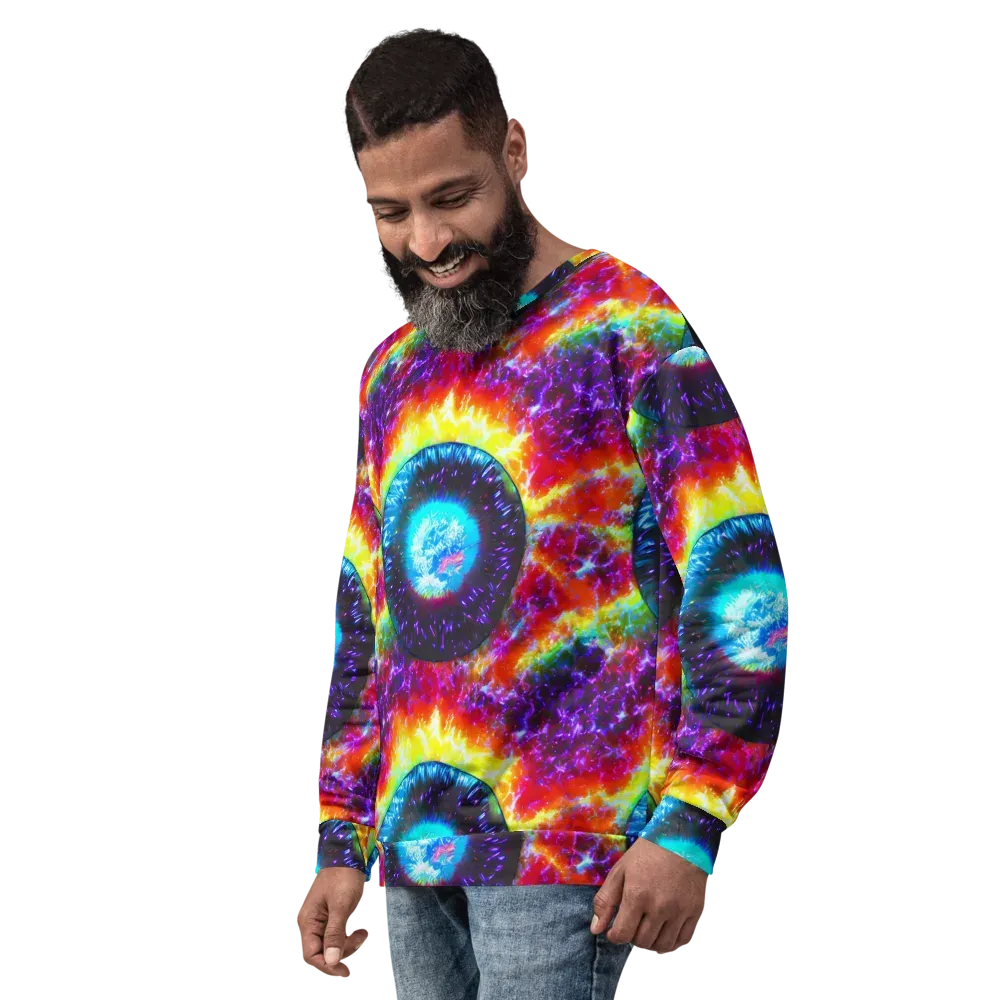 Vriesian Vortex on Sweatshirt — Left Front