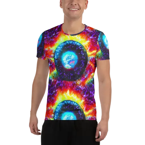Vriesian Vortex on a Men's Athletic T-Shirt
