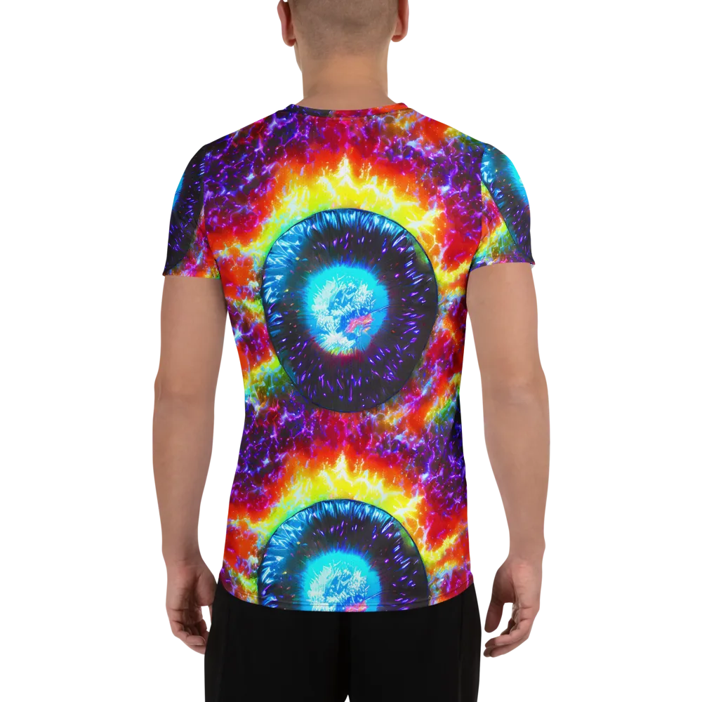Vriesian Vortex on Men's Athletic T-Shirt — Back