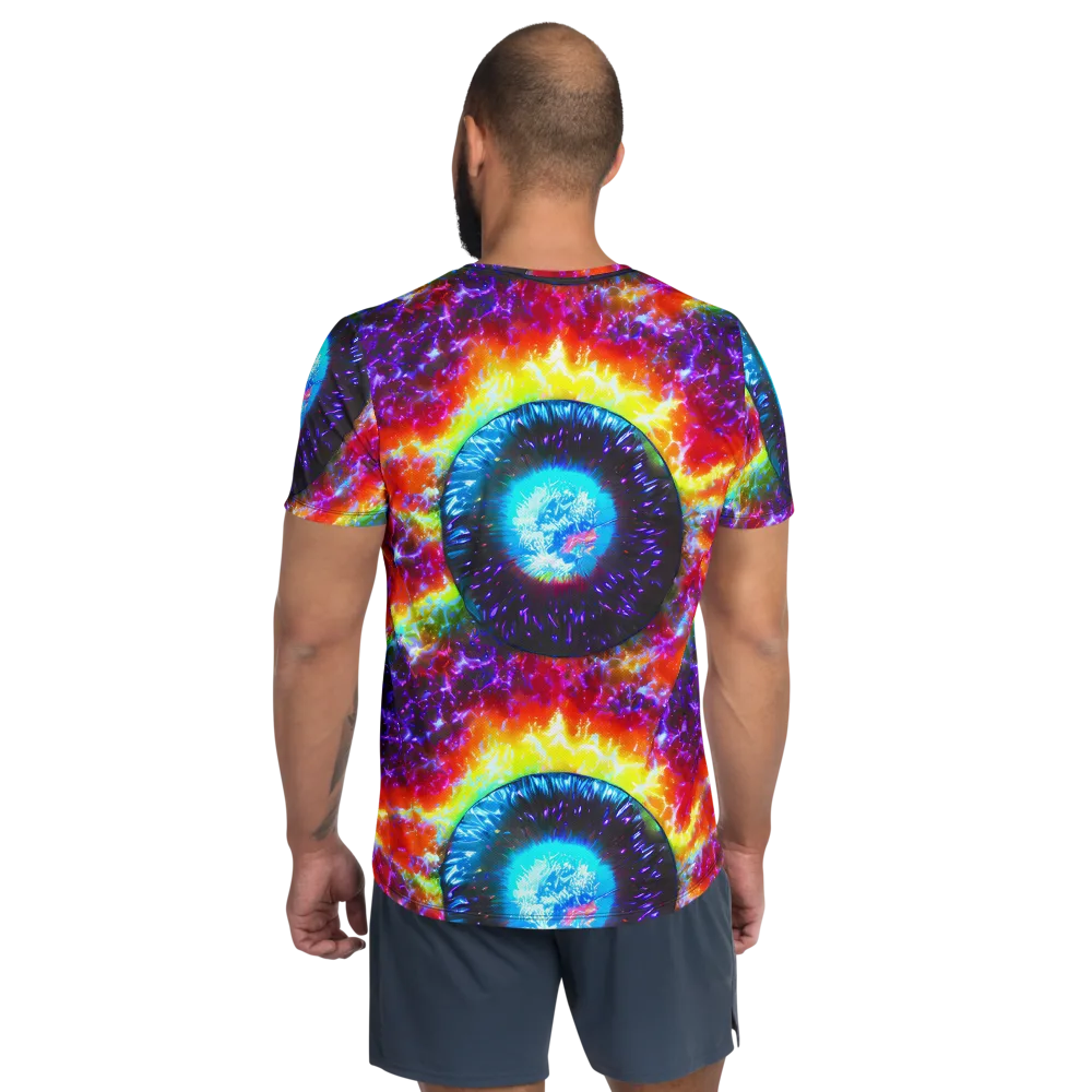 Vriesian Vortex on Men's Athletic T-Shirt — Back