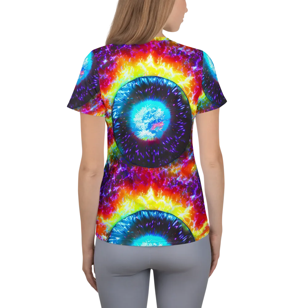 Vriesian Vortex on Women's Athletic T-Shirt — Back