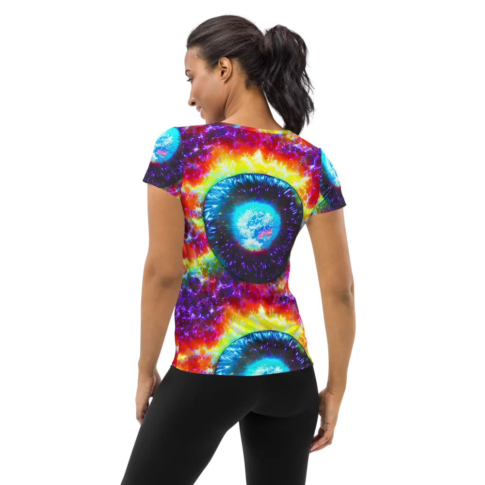 Vriesian Vortex on Women's Athletic T-Shirt — Back