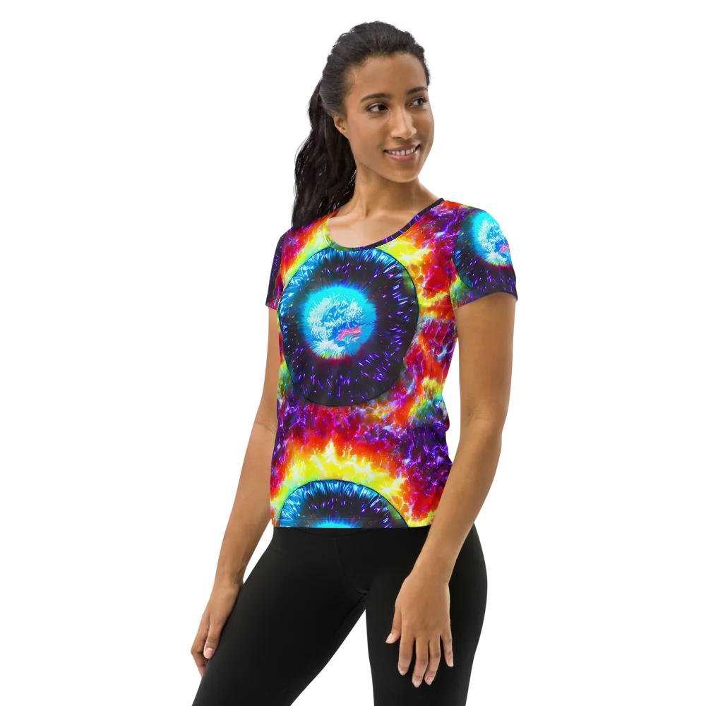 Vriesian Vortex on Women's Athletic T-Shirt — Left
