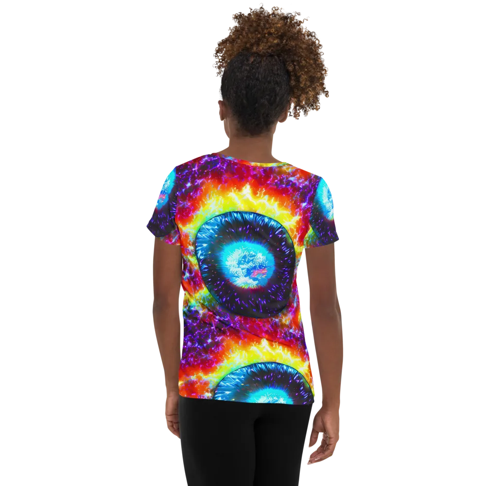 Vriesian Vortex on Women's Athletic T-Shirt — Back
