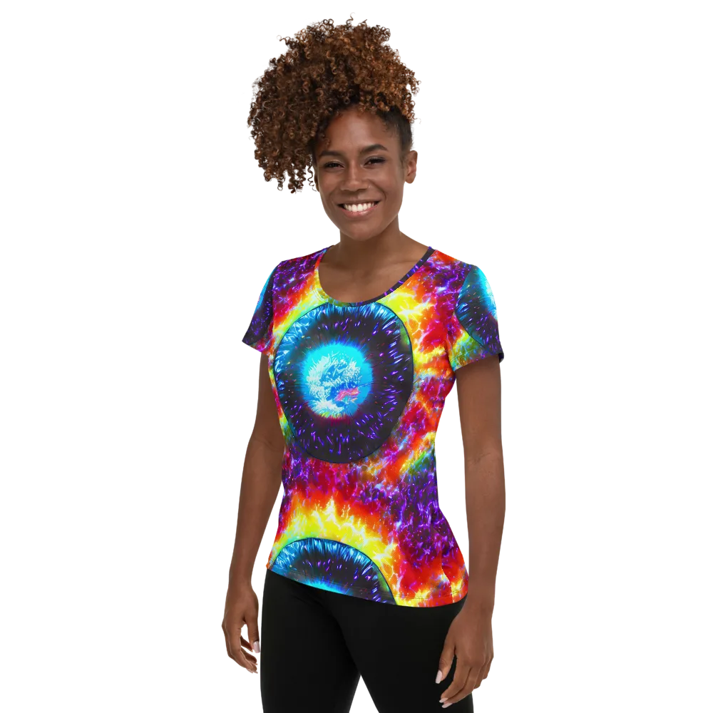 Vriesian Vortex on Women's Athletic T-Shirt — Left