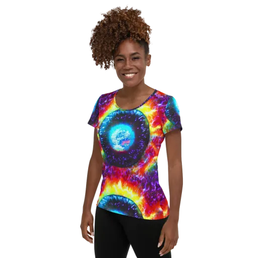 Vriesian Vortex on a Women's Athletic T-Shirt