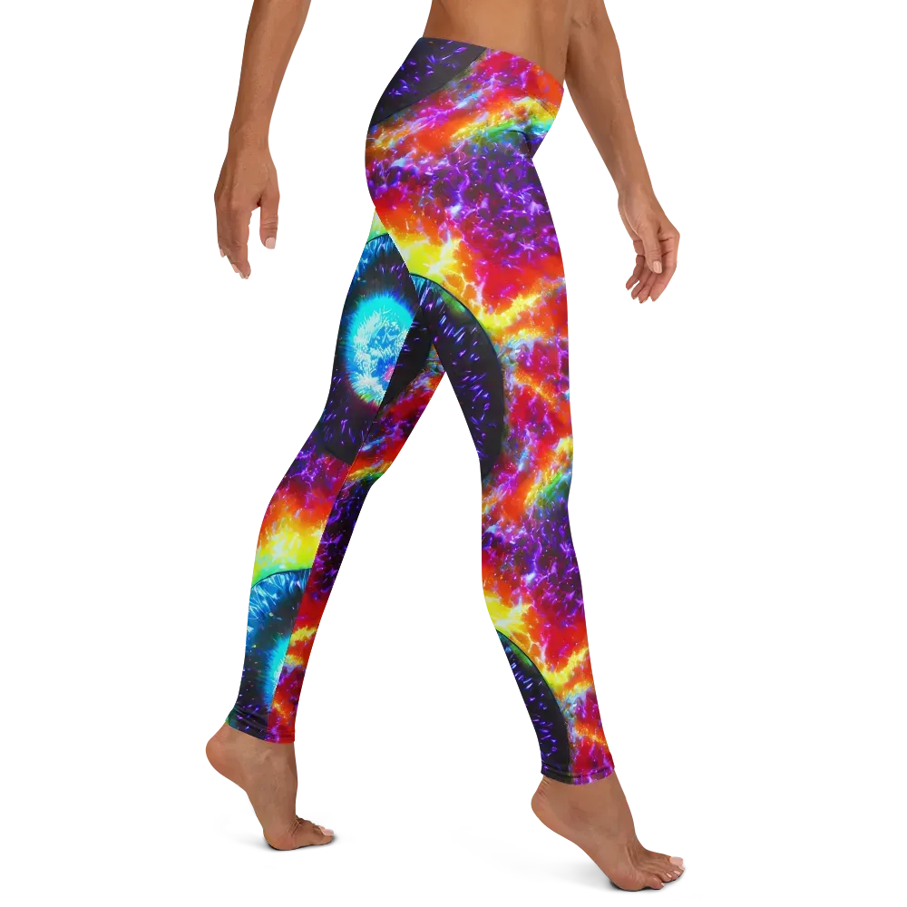Vriesian Vortex on Leggings — Right