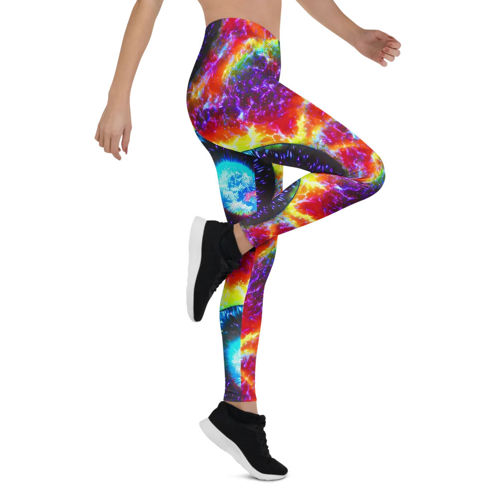 Vriesian Vortex on Leggings — Right