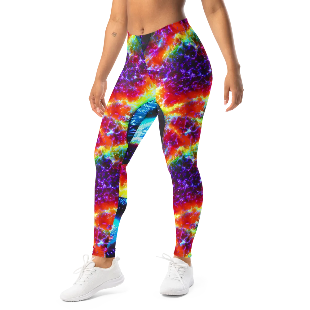 Vriesian Vortex on Leggings — Left Front