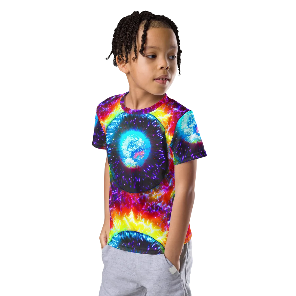 Vriesian Vortex on Kids Crew Neck T-Shirt — Left Front