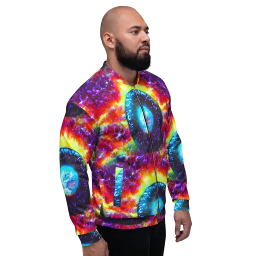 Vriesian Vortex on a Bomber Jacket