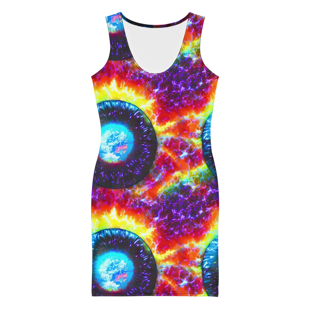 Vriesian Vortex on Bodycon Dress — Front