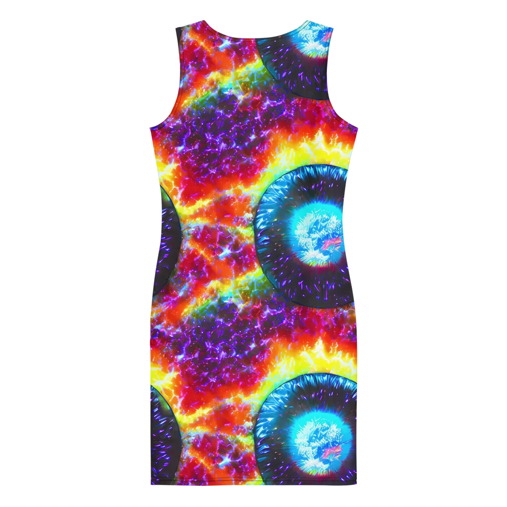 Vriesian Vortex on Bodycon Dress — Back