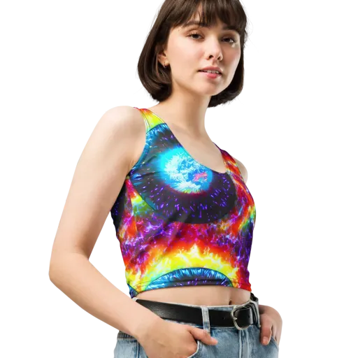 Vriesian Vortex on a Crop Top