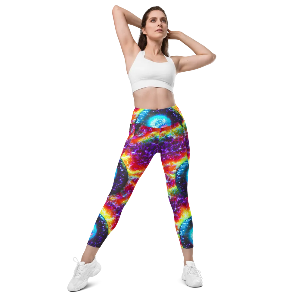 Vriesian Vortex on Leggings with Pockets — Front