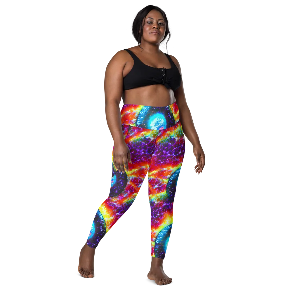 Vriesian Vortex on Leggings with Pockets — Front