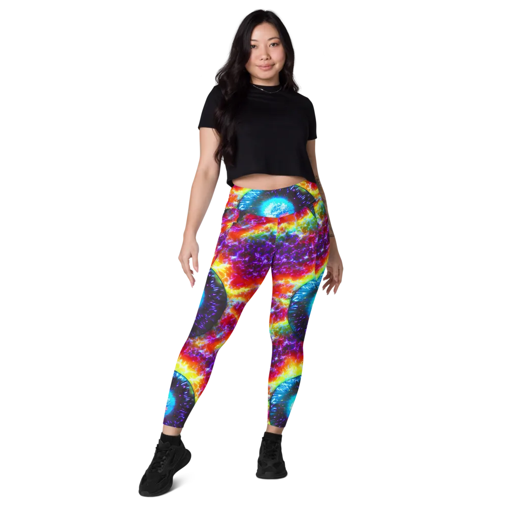 Vriesian Vortex on Leggings with Pockets — Front