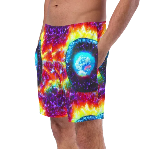 Vriesian Vortex on a Swim Trunks
