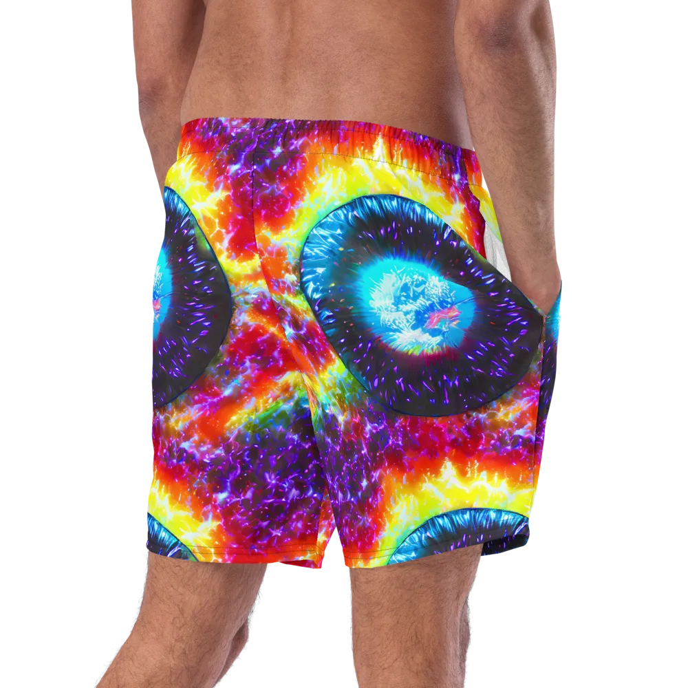 Vriesian Vortex on Swim Trunks — Right Back