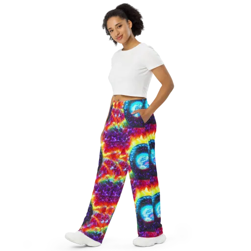 Vriesian Vortex on a Wide-Leg Pants