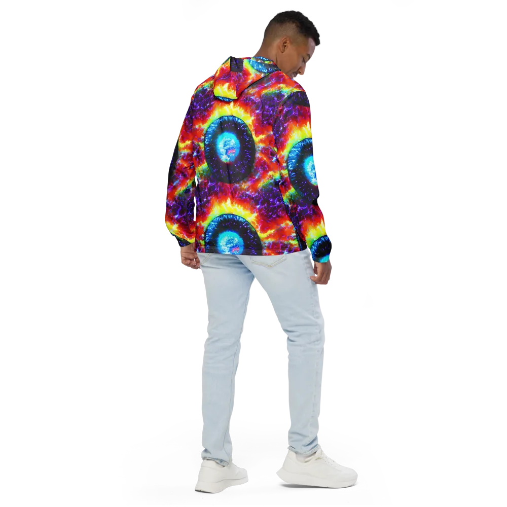 Vriesian Vortex on Men's Windbreaker — Back