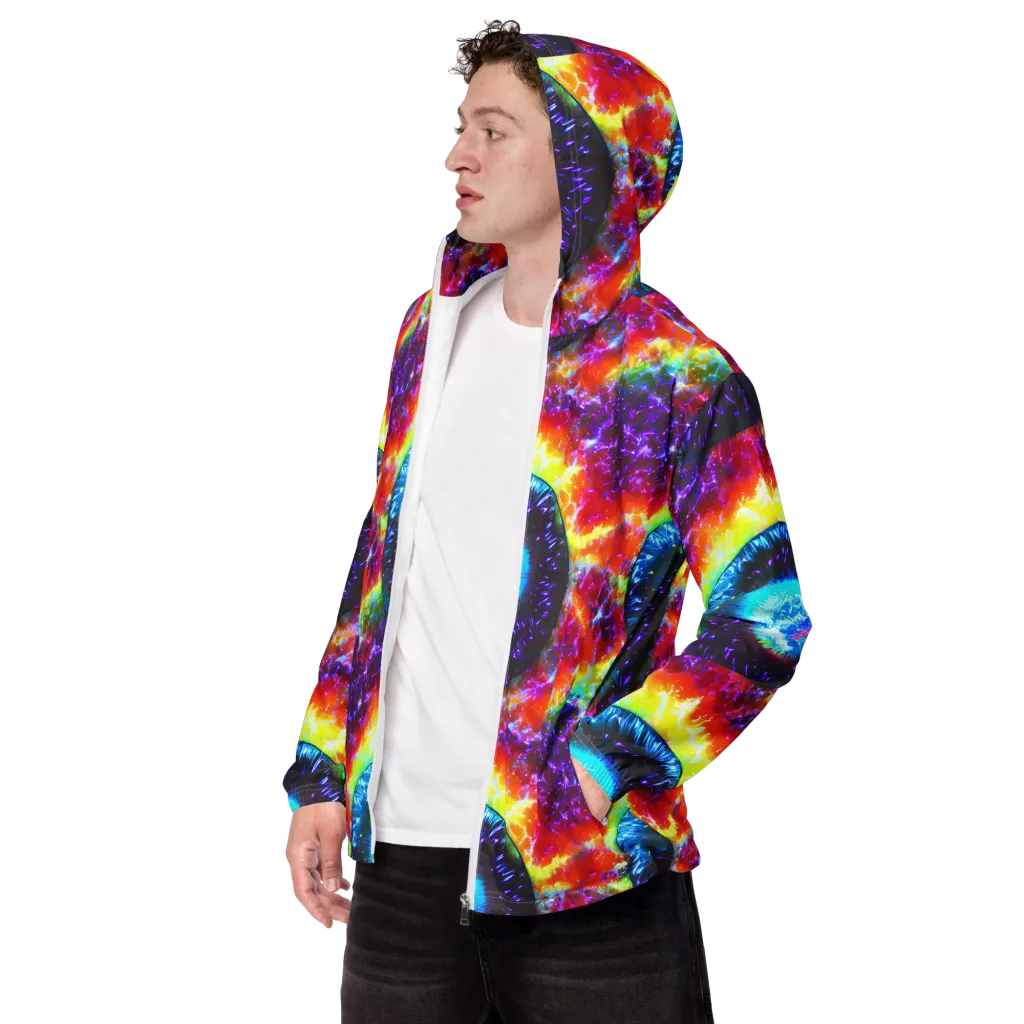 Vriesian Vortex on Men's Windbreaker — Left Front