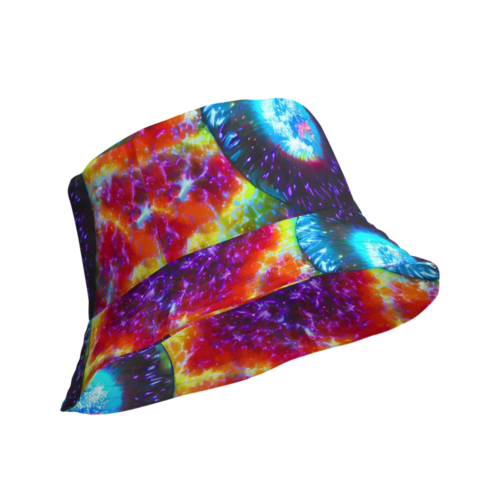 Vriesian Vortex on Reversible Bucket Hat — Product details Outside