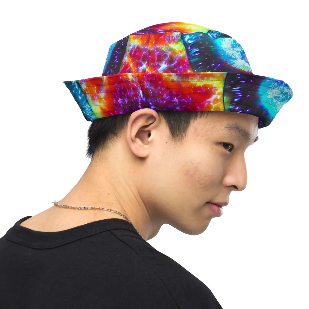 Vriesian Vortex on Reversible Bucket Hat — Right Outside