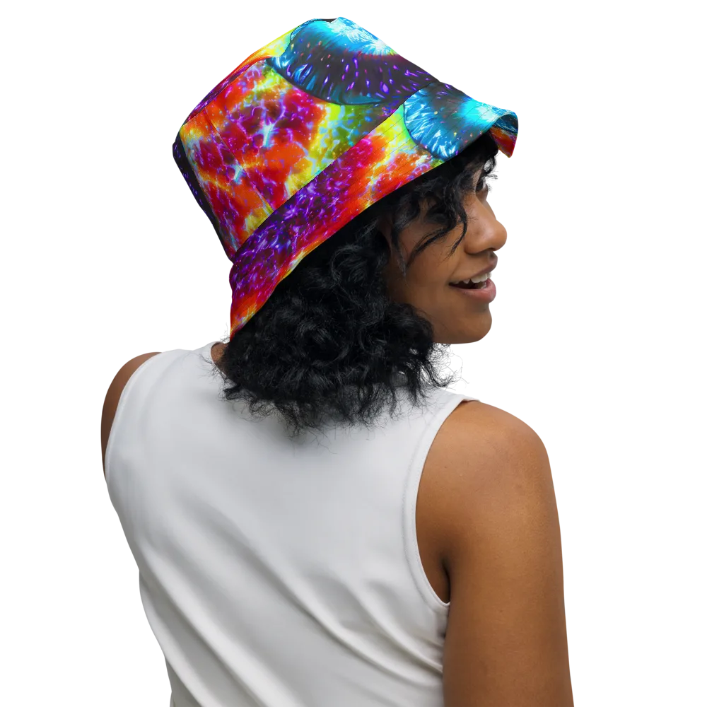 Vriesian Vortex on Reversible Bucket Hat — Right Outside
