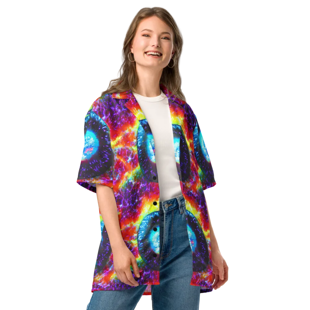 Vriesian Vortex on Button Shirt — Front