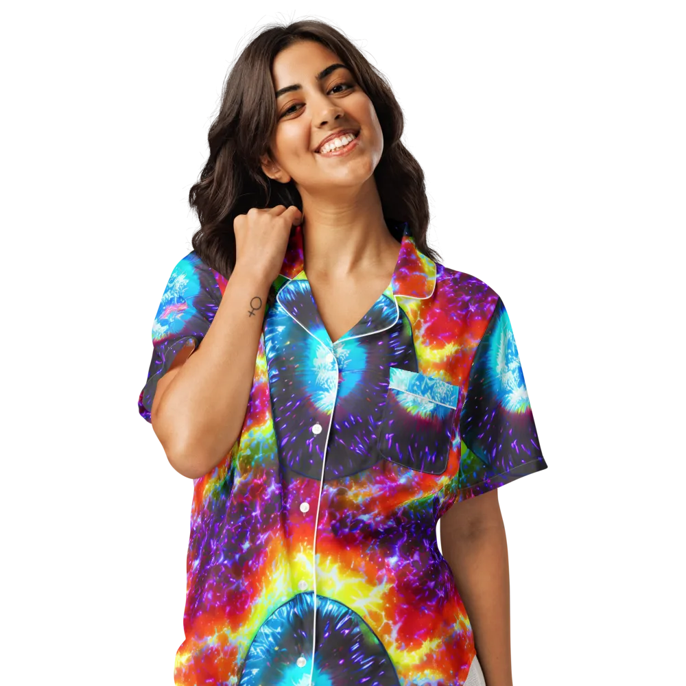 Vriesian Vortex on Women's Short Sleeve Pajama Top — Front