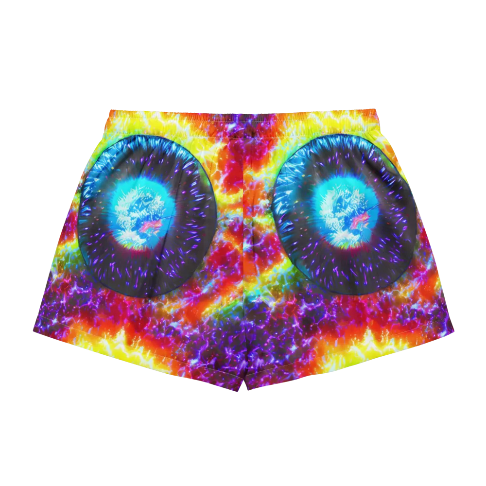 Vriesian Vortex on Women's Pajama Shorts — Back