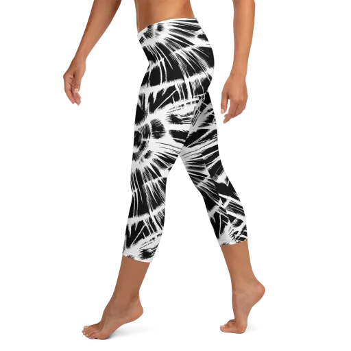 Silent Thunder on a Capri Leggings