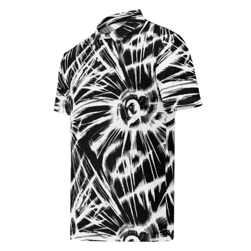 Silent Thunder on a Men's Slim Fit Polo Shirt