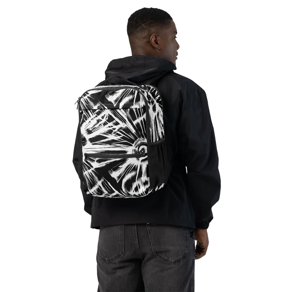 Silent Thunder on Utility Backpack — Back