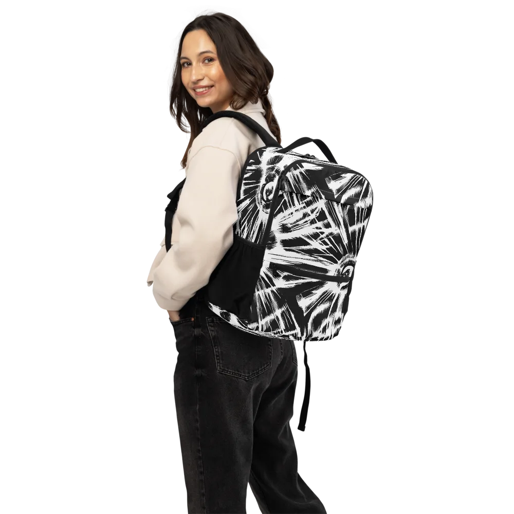 Silent Thunder on Utility Backpack — Back