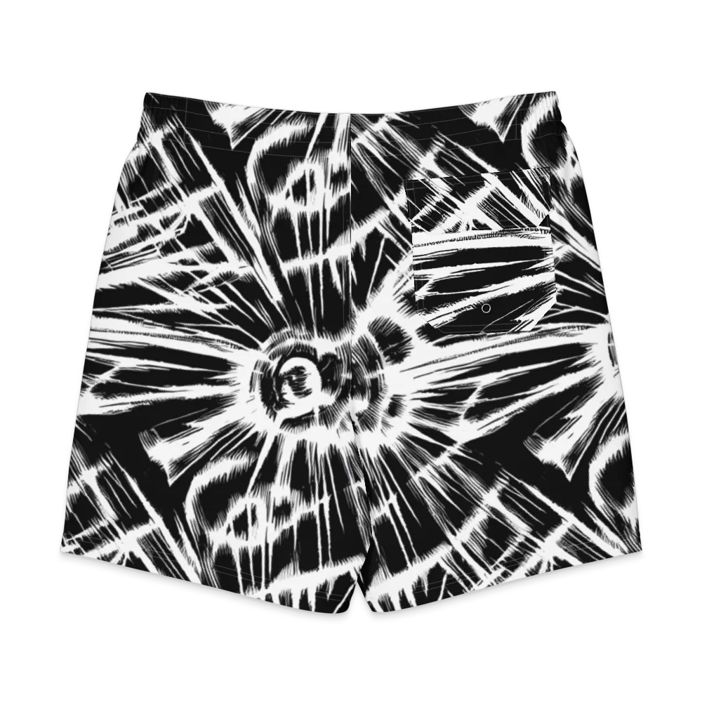 Silent Thunder on Men's Board Shorts — Back