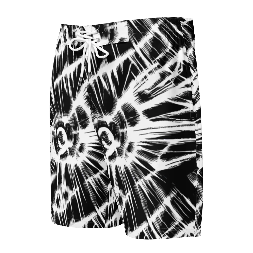 Silent Thunder on Men's Board Shorts — Front