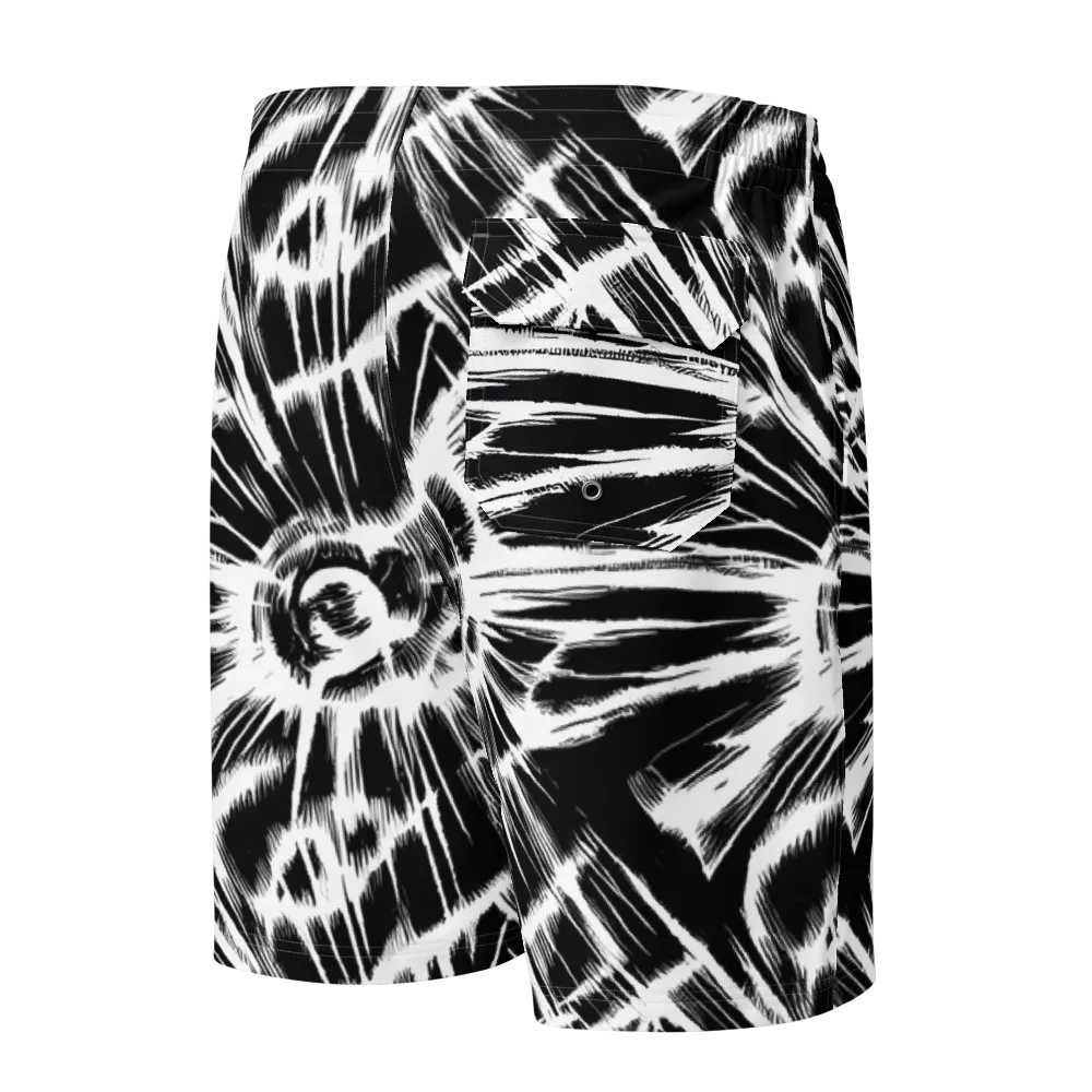 Silent Thunder on Men's Board Shorts — Back