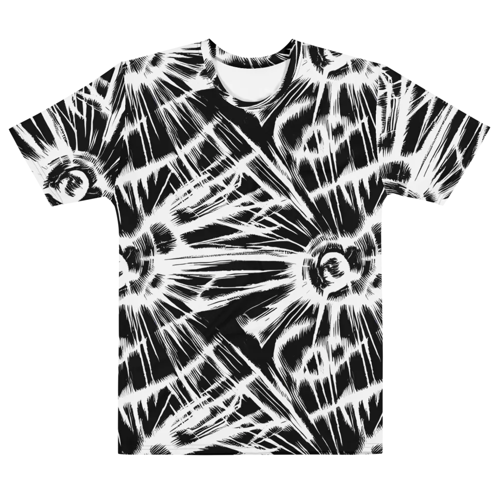 Silent Thunder on Men's Cotton Crew Neck T-Shirt — Front