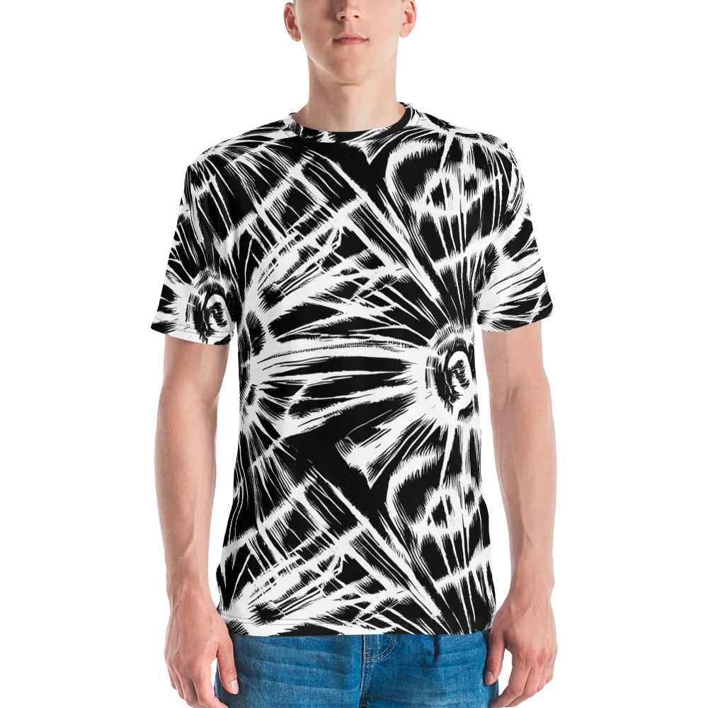 Silent Thunder on Men's Crew Neck T-Shirt — Front