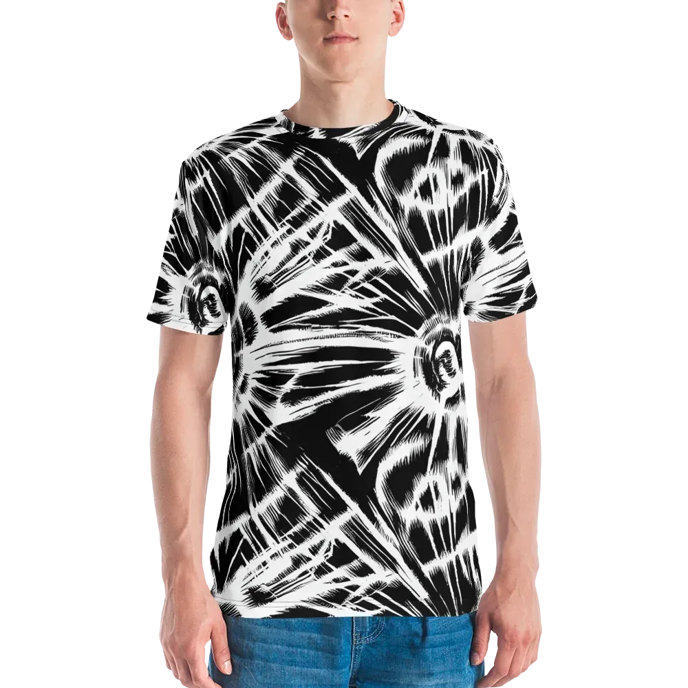 Silent Thunder on Men's Crew Neck T-Shirt — Front