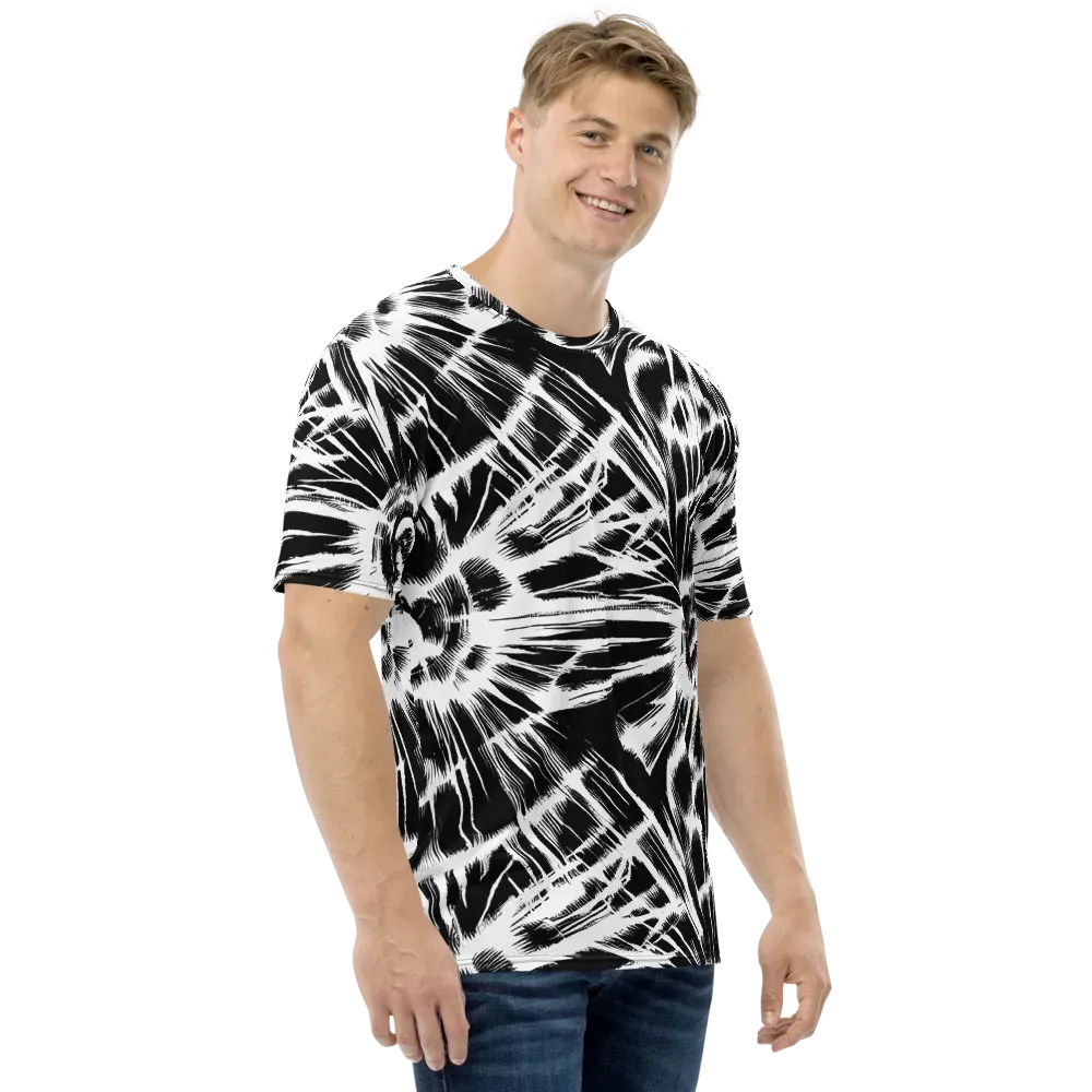 Silent Thunder on Men's Crew Neck T-Shirt — Right