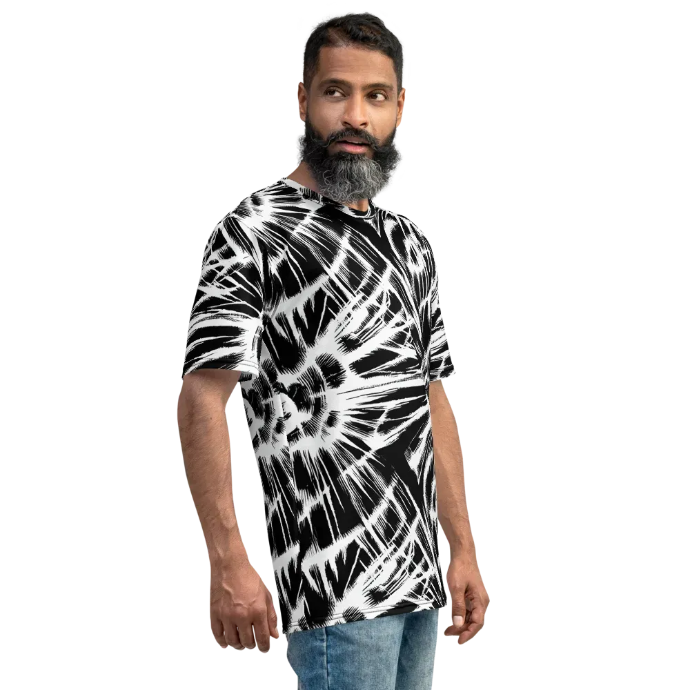 Silent Thunder on Men's Crew Neck T-Shirt — Right