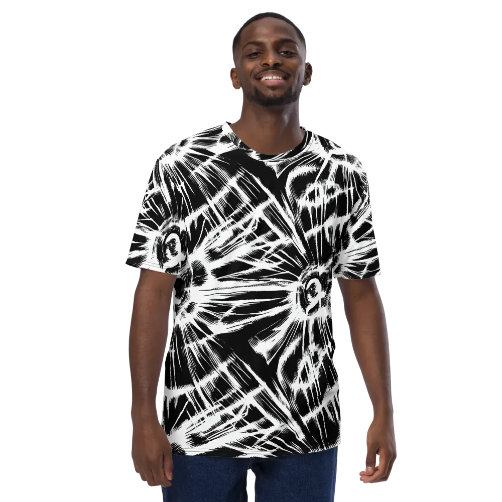 Silent Thunder on Men's Crew Neck T-Shirt — Front